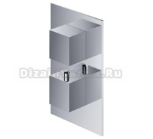 Смеситель Omnires Fresh FR7136CR для ванны, термостатический, скрытого монтажа, хром