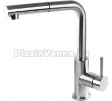 Смеситель Omnires Albany 1455 для кухонной мойки, инокс