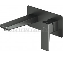 Смеситель Omnires Parma PM7415GR С ВНУТРЕННЕЙ ЧАСТЬЮ, для раковины, графит