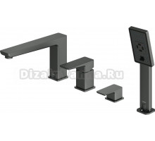 Смеситель Omnires Parma PM7432GR на борт ванны, графит