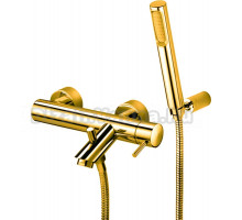Смеситель Paffoni Light LIG023HG для ванны с душем, золото медовое