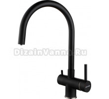 Смеситель Paulmark Heller He213218-401 для кухонной мойки, антрацит