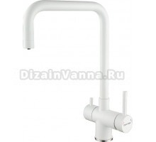 Смеситель Paulmark Wetter We213030-431 для кухонной мойки, белый матовый