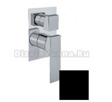 Смеситель Webert Pegaso PE880106560 для душа встраиваемый, с девиатором, черный матовый