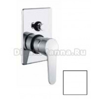 Смеситель Webert Sax Evolution SE860101844 для душа, встраиваемый, с девиатором, белый