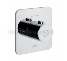 Смеситель Webert Living LV972101015 для душа, термостатический, встраиваемый, хром