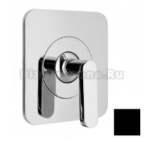 Смеситель Webert Living LV880101560 для душа, встраиваемый, черный матовый