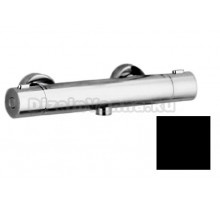 Смеситель Webert Elio EL980102560 термостатический для душа, без душевого гарнитура, черный матовый