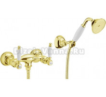 Смеситель Webert Dorian DO760101010 для душа, с гарнитуром, золото