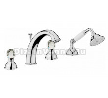 Смеситель Webert Karenina KA730101015 для ванны, на 4 отверстия, хром