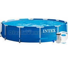 Каркасный бассейн Intex Metal Frame 28212 366x76 см
