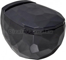 Унитаз подвесной beWash Bekinger с сиденьем микролифт черный