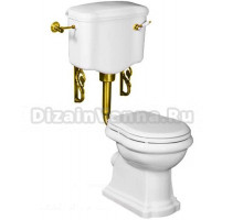 Унитаз Migliore Bella ML.BLL-25.112.BL, фурнитура золото