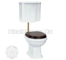 Унитаз Migliore Augusta фурнитура золото