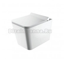 Унитаз Omnires Boston BOSTONMWBP 36 x 53 x 36.5 см подвесной, безободковый, ультратонкое сиденье Soft Close