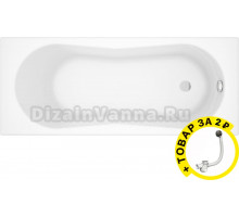 Акриловая ванна Cersanit Nike 150 ультра белый + слив-перелив