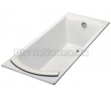 Чугунная ванна Jacob Delafon Biove E2930-S-00, 170 x 75 см, без отверстий для ручек и антискользящего покрытия