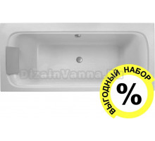 Ванна из искусственного камня Jacob Delafon Elite 180x80 + слив-перелив