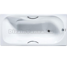 Чугунная ванна Maroni Grande lux 150x75, с ручками