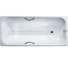 Чугунная ванна Maroni Aura lux 170x75, с ручками