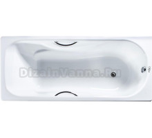 Чугунная ванна Maroni Grande lux 170x75, с ручками
