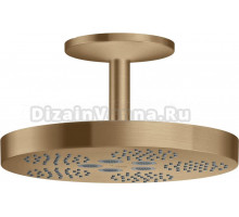 Верхний душ Axor One 48493140 шлифованная бронза