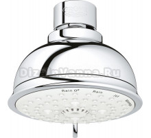 Верхний душ Grohe Tempesta Rustic 100 27610001 хром